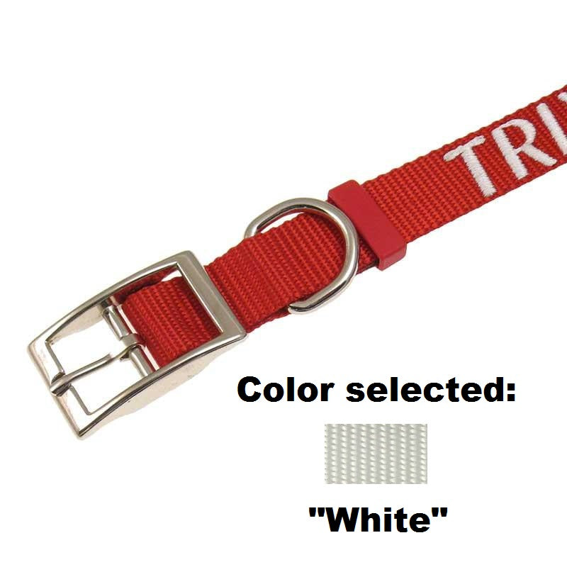 Dog Collar - 1" Width - Personalized Embroidery (Traditional Style), - Lucky Pet